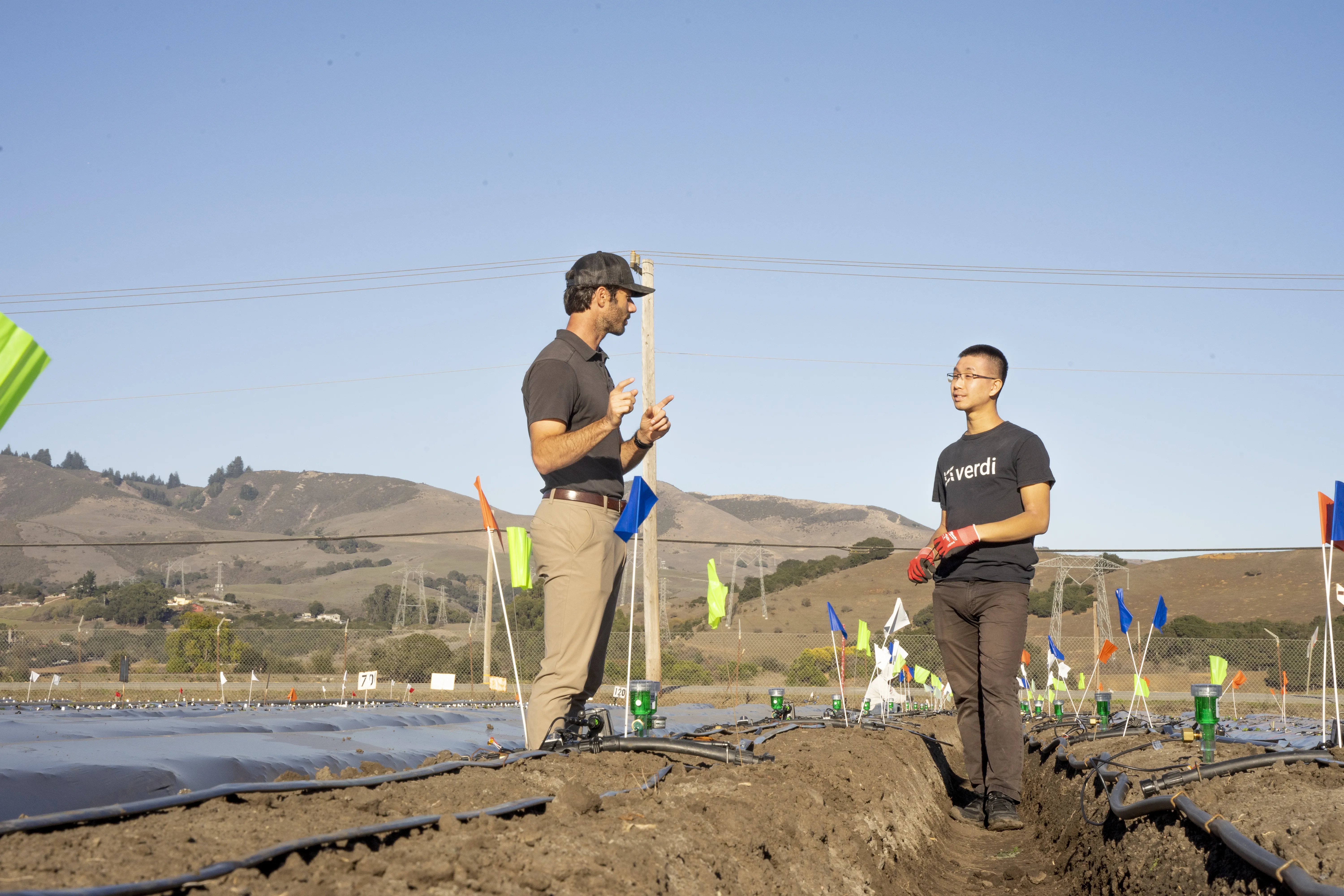 Arthur Chen with farmer